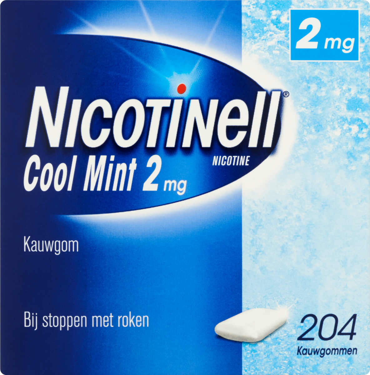 Nicotinell Kauwgom cool mint 2mg 204.00 Stuks