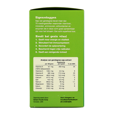 Green Magma Green magma poeder bio 150 Gram