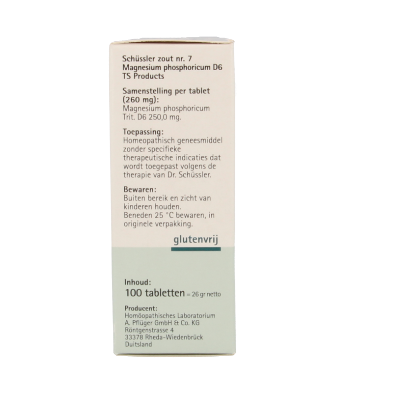 Pflüger Magnesium phosphoricum 7 D6 Schussler 100 Tabletten