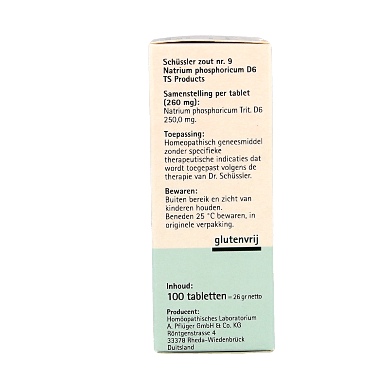 Pflüger Natrium phosphoricum 9 D6 Schussler 100 Tabletten