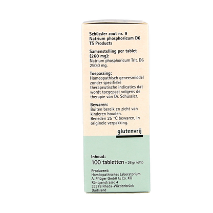 Pflüger Natrium phosphoricum 9 D6 Schussler 100 Tabletten