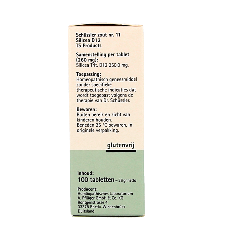 Pflüger Silicea 11 D12 Schussler 100 Tabletten