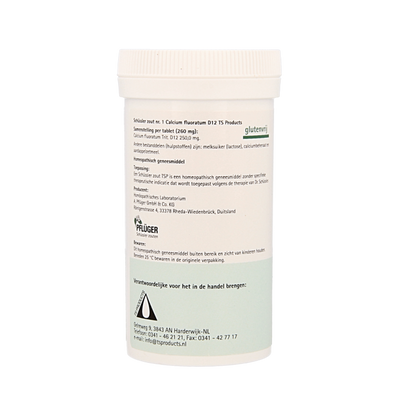 Pflüger Calcium fluoratum 1 D12 Schussler 400 Tabletten