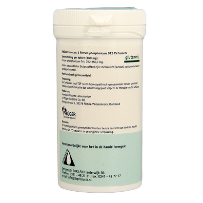 Pflüger Ferrum phosphoricum 3 D12 Schussler 400.00 Tabletten