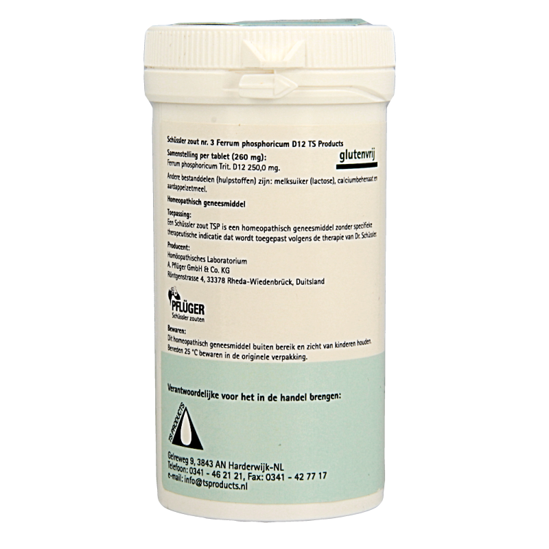 Pflüger Ferrum phosphoricum 3 D12 Schussler 400 Tabletten