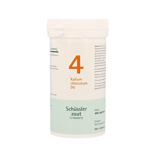 Pflüger Kalium chloratum 4 D6 Schussler 400 Tabletten