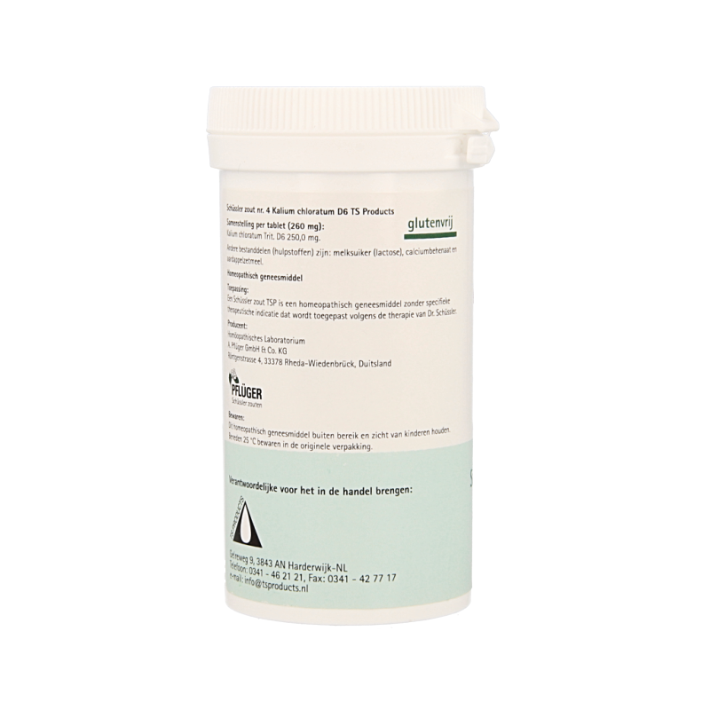 Pflüger Kalium chloratum 4 D6 Schussler 400 Tabletten