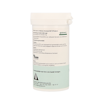 Pflüger Kalium chloratum 4 D6 Schussler 400 Tabletten