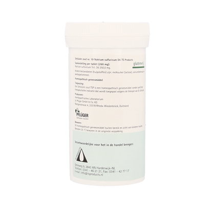 Pflüger Natrium sulfuricum 10 D6 Schussler 400 Tabletten