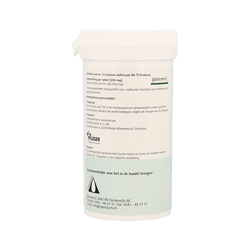 Pflüger Calcium sulfuricum 12 D6 Schussler 400 Tabletten