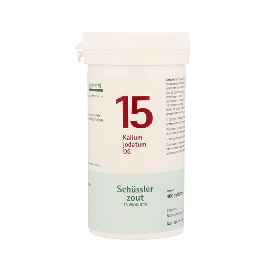 Pflüger Kalium jodatum 15 D6 Schussler 400.00 Tabletten