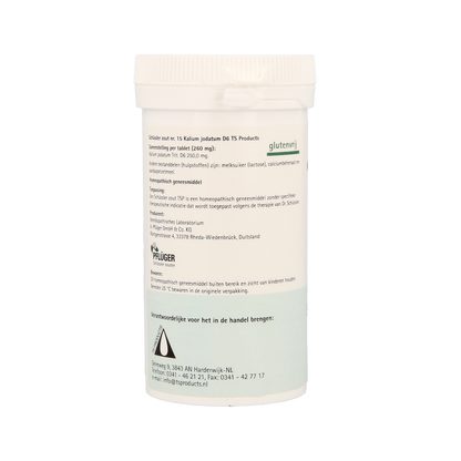 Pflüger Kalium jodatum 15 D6 Schussler 400.00 Tabletten