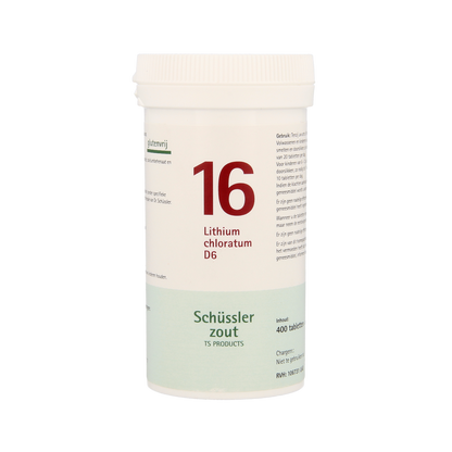 Pflüger Lithium chloratum 16 D6 Schussler 400.00 Tabletten