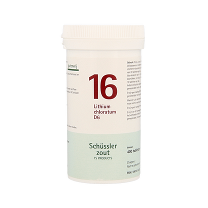 Pflüger Lithium chloratum 16 D6 Schussler 400 Tabletten