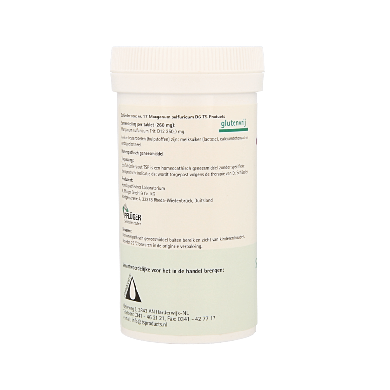 Pflüger Manganum sulfuricum 17 D6 Schussler 400 Tabletten