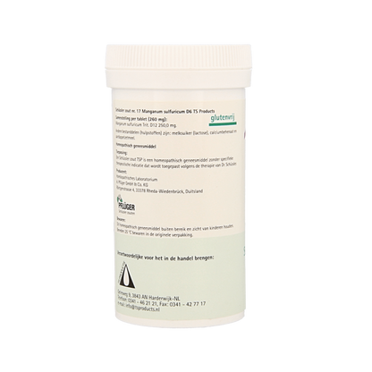 Pflüger Manganum sulfuricum 17 D6 Schussler 400 Tabletten