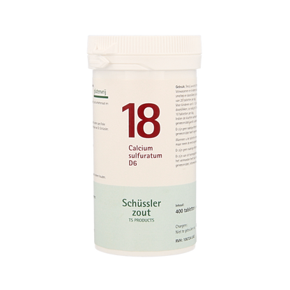 Pflüger Calcium sulfuratum 18 D6 Schussler 400 Tabletten