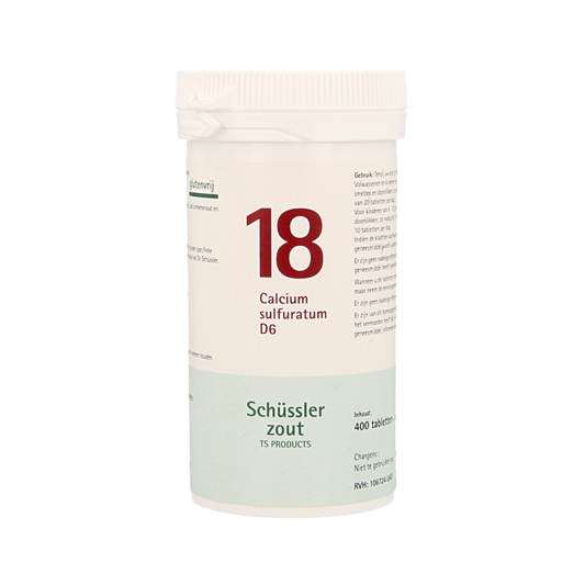 Pflüger Calcium sulfuratum 18 D6 Schussler 400 Tabletten