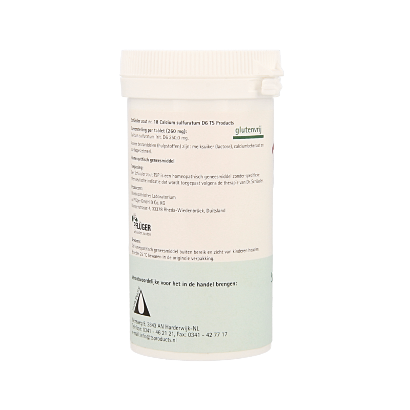 Pflüger Calcium sulfuratum 18 D6 Schussler 400 Tabletten