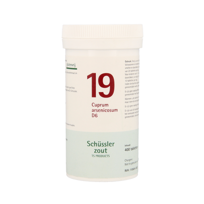 Pflüger Cuprum arsenicosum 19 D6 Schussler 400.00 Tabletten