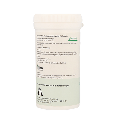 Pflüger Zincum chloratum 21 D6 Schussler 400 Tabletten