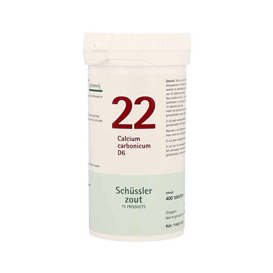 Pflüger Calcium carbonicum 22 D6 Schussler 400 Tabletten
