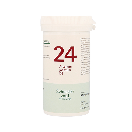 Pflüger Arsenum jodatum 24 D6 Schussler 400 Tabletten