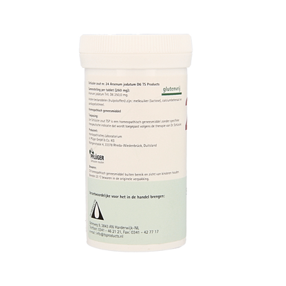 Pflüger Arsenum jodatum 24 D6 Schussler 400 Tabletten