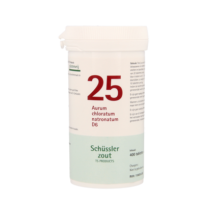 Pflüger Aurum chloratum natrium 25 D6 Schussler 400.00 Tabletten