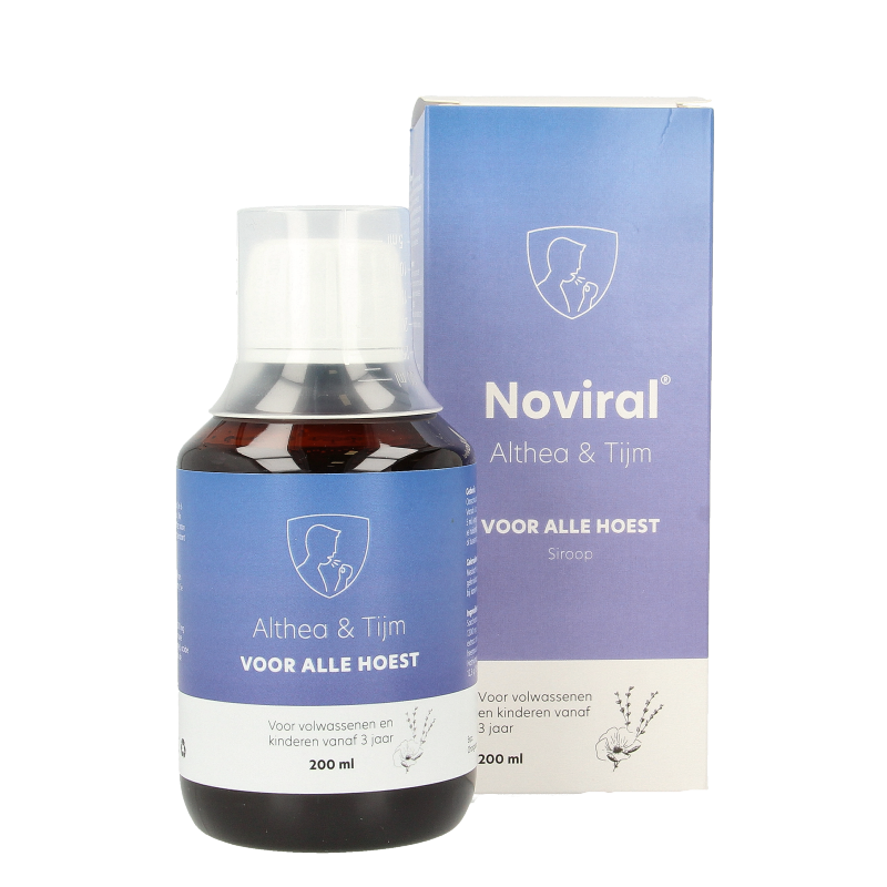 Noviral Alle hoest althea en tijmsiroop 200 Milliliter