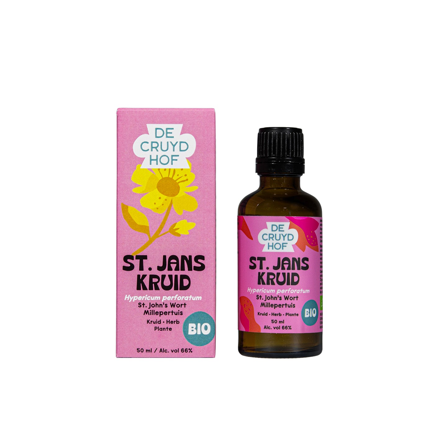Cruydhof Hypericum perforatum hrb/sint janskruid bio 50.00 Milliliter