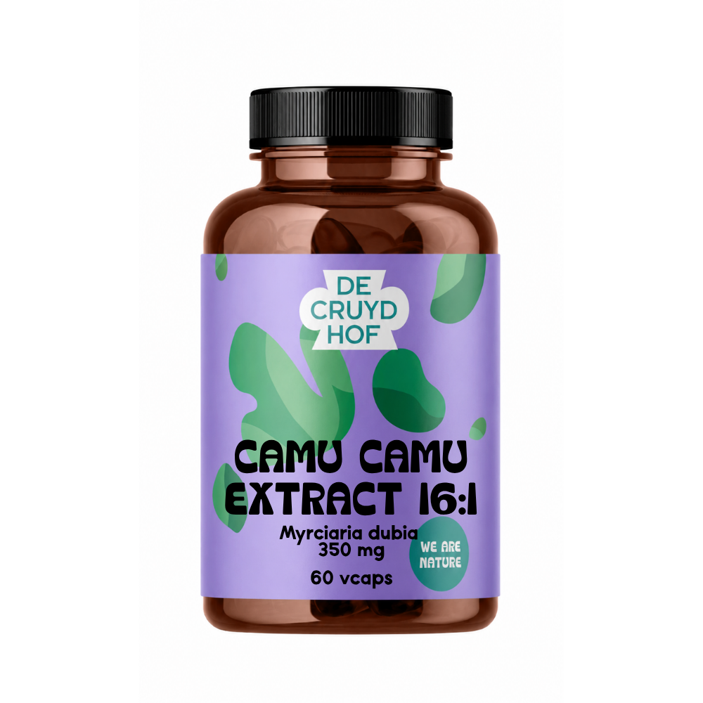 De Cruydhof De Cruydhof Camu Camu extract 16:1, 60 vcaps 60.00 Vegetarische capsules