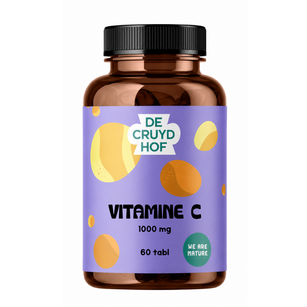 De Cruydhof De Cruydhof Vitamine C, 60 tabl 60.00 Tabletten