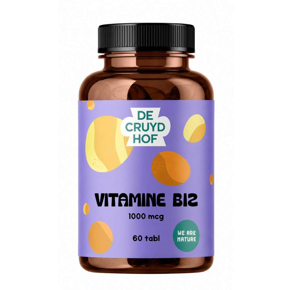 De Cruydhof De Cruydhof Vitamine B12, 60 tabl 60.00 Tabletten