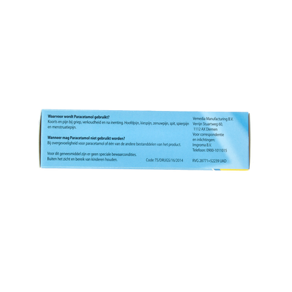 Roter Paracetamol 500mg 50 Tabletten