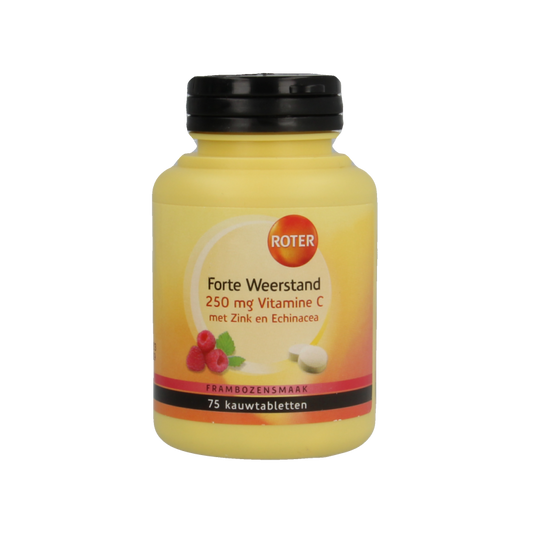 Roter Vitamine C weerstand forte 250mg 75 Tabletten