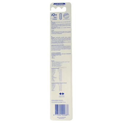 Lactona Tandenborstel IQ+ soft 1 Stuks