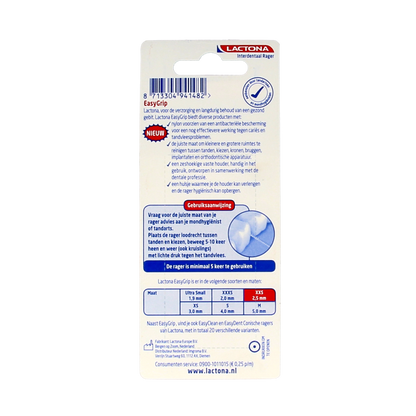 Lactona Easygrip XXS 2.5mm 6 Stuks