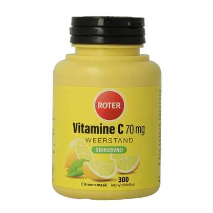 Roter Vitamine C 70 mg suikervrij 300.00 Kauwtabletten