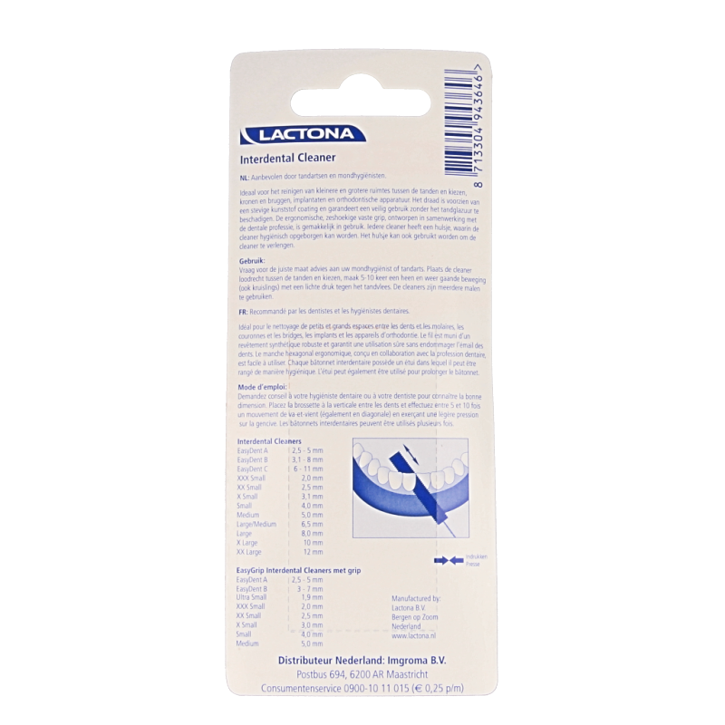 Lactona Easygrip ultra small 1.9mm 6 Stuks