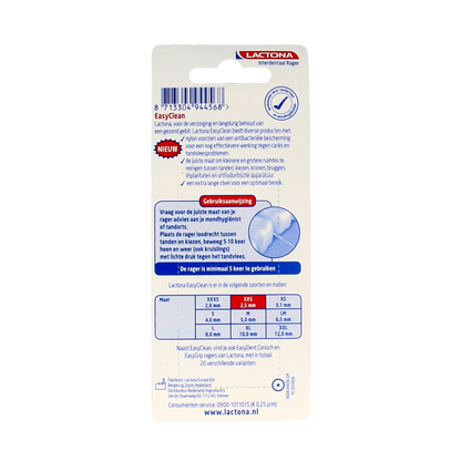Lactona Easyclean XXS long 2.5mm 8 Stuks