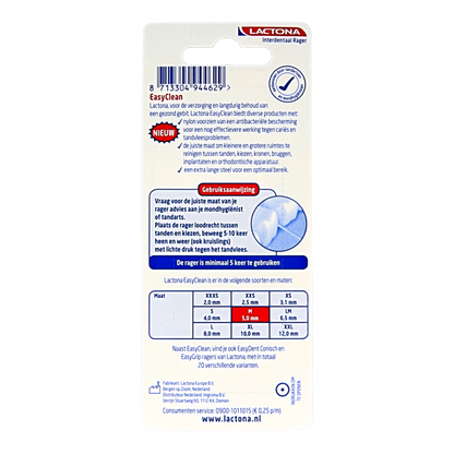 Lactona Easyclean M 5.0mm 8 Stuks