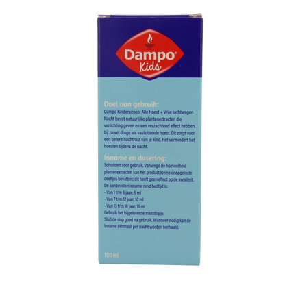 Dampo Kids alle hoest nacht 100 Milliliter