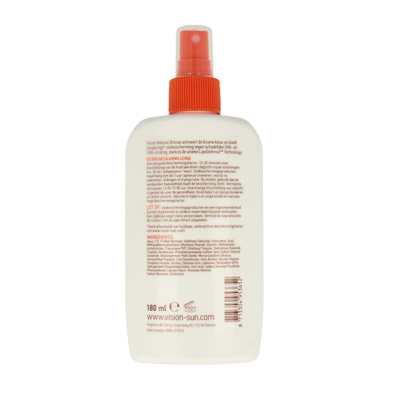 Vision Medium natural bronze SPF30 180 Milliliter