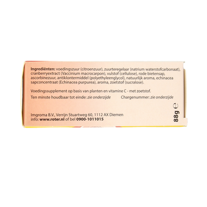 Roter Cranberry vitamine C & echinacea duopack 20 Bruistabletten