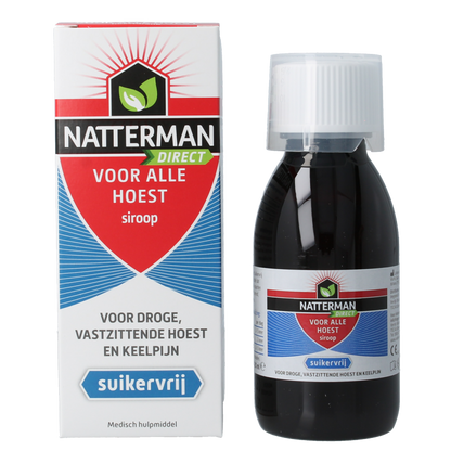 Natterman Hoest drank alle hoest suikervrij 120 Milliliter