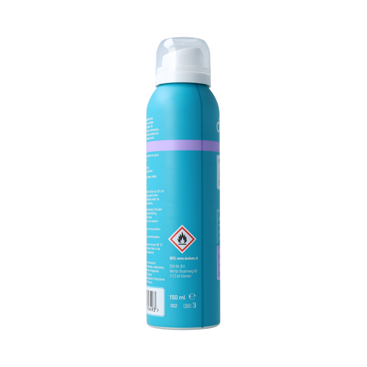 Deoleen Deodorant spray intense gevoelige huid 150.00 Milliliter