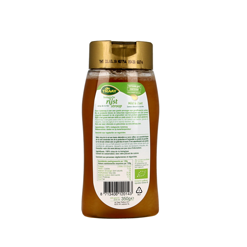 Traay Rijststroop glutenvrij bio 350 Gram