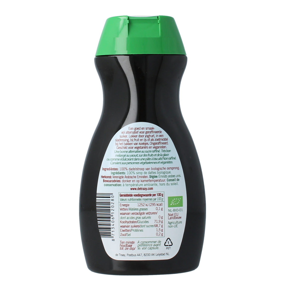 de Traay Dadelstroop fruitig & zoet bio 350.00 Gram