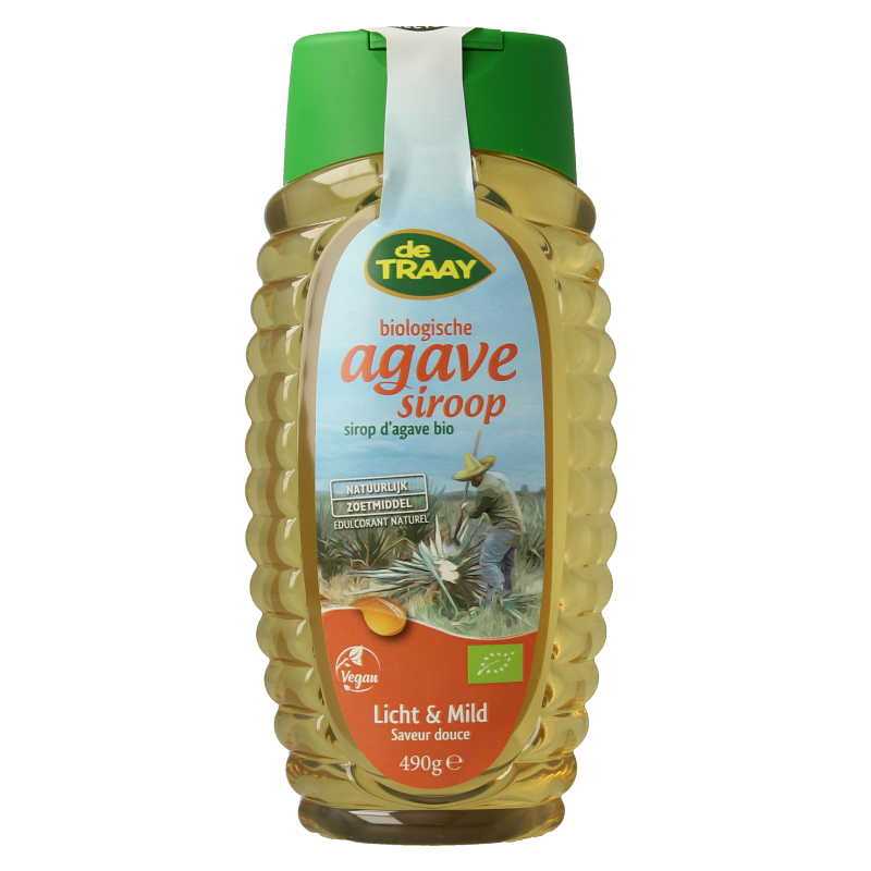 Traay Agavesiroop licht en mild bio 490 Gram